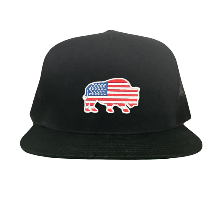 Last Stand Bison American Flag / 068 / MM