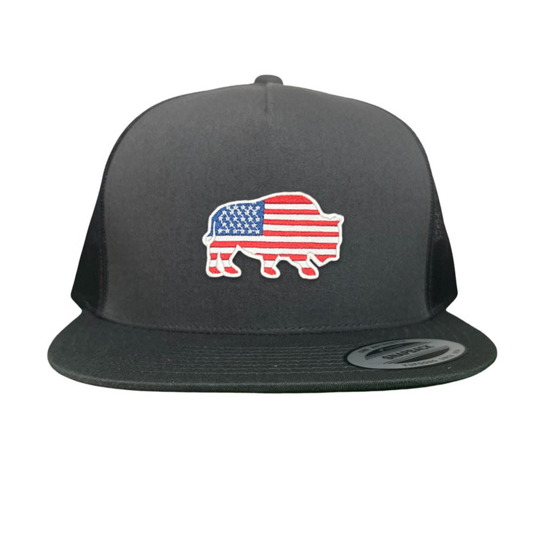 Last Stand Bison American Flag / 068 / MM