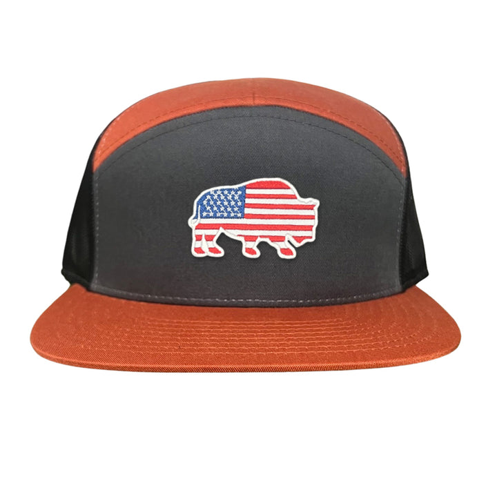 Last Stand Bison American Flag / 068 / MM