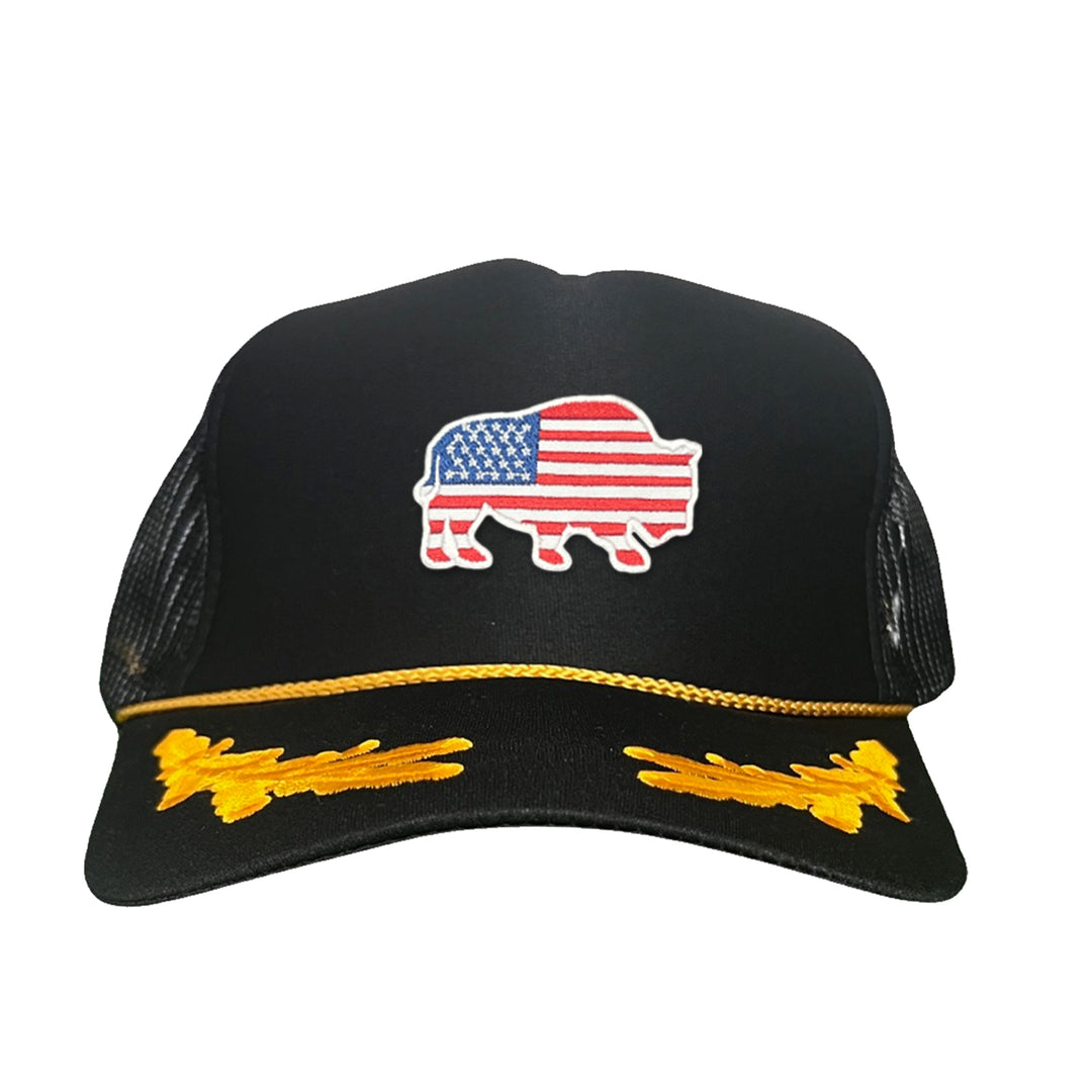 Last Stand Bison American Flag / 068 / MM