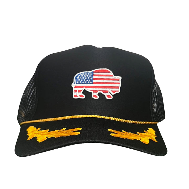 Last Stand Bison American Flag / 068 / MM