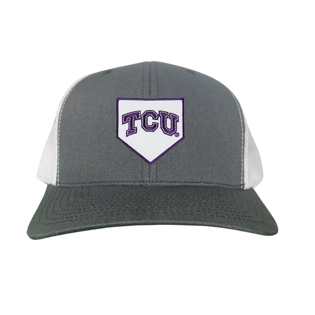 TCU Horned Frogs Baseball Cap Home Plate / Hat / TCU025 / 221 / MM