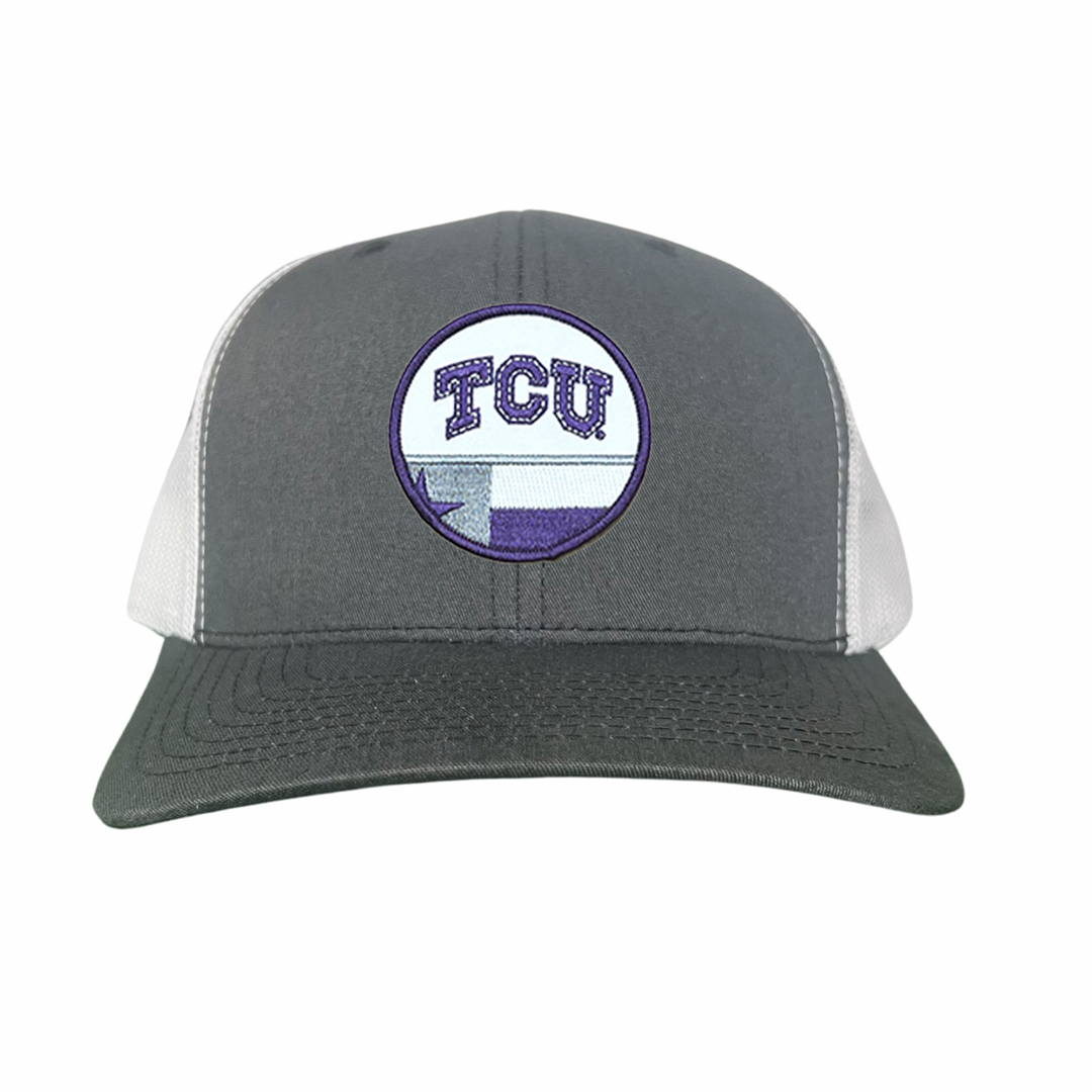 TCU Logo w/h State Flag / Hats / TCU034 /  247 / MM