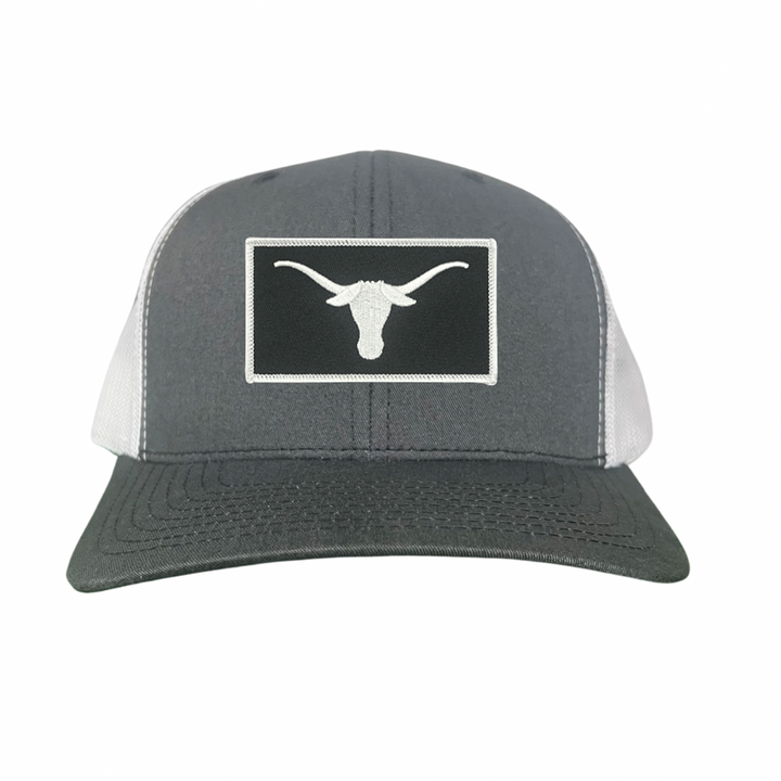 Texas Longhorns Black White Longhorn Rectangle Patch / Hats / 145 / UT9111 / MM