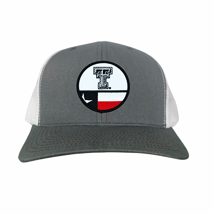 Texas Tech Logo Circle Flag / Hats /  257 / TXTECH045 / MM