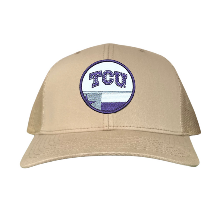 TCU Logo w/h State Flag / Hats / TCU034 /  247 / MM