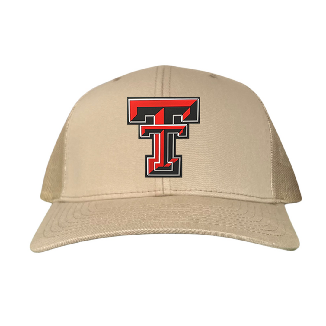 Texas Tech Logo Ruber Patch / Hats /  262 / TXTECH087 / MM