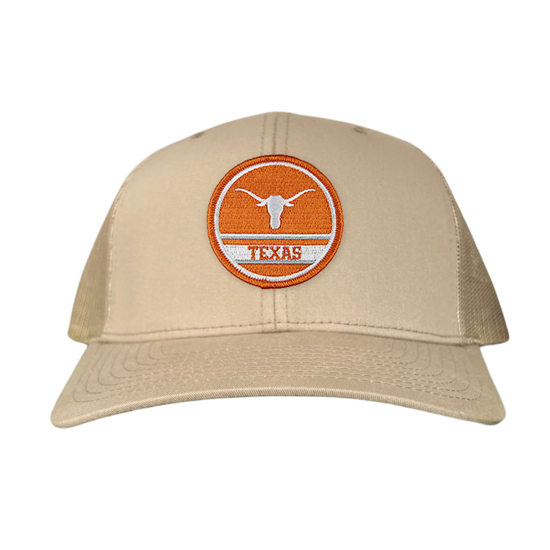 Texas Longhorns Longhorn Circle Line Patch / 201 / Hats / UT9110 / MM