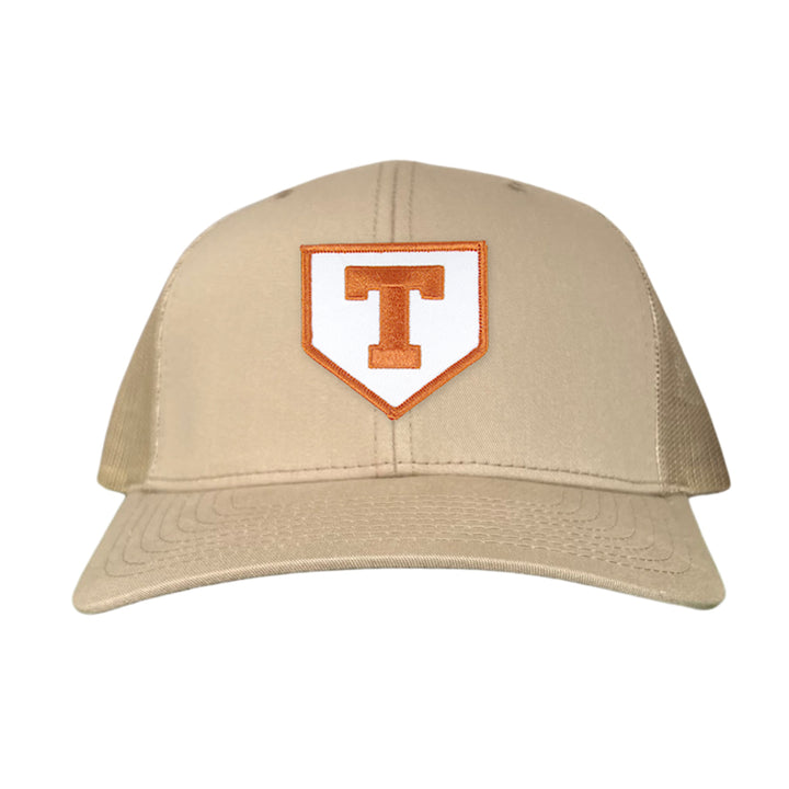 Texas Baseball Block T Home Plate / Hats / 011 / CT