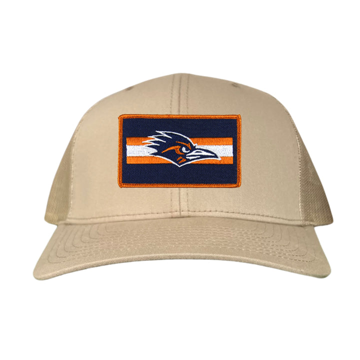 UTSA Rectangle Stripe Roadrunner / Hats / 153 / UTSA007