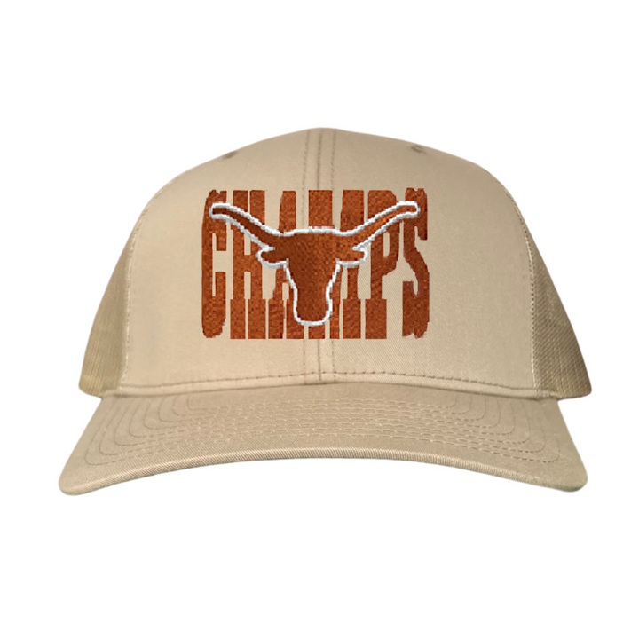 Texas Longhorns CHAMPS Embroidered / Hats / UT9054 / SB