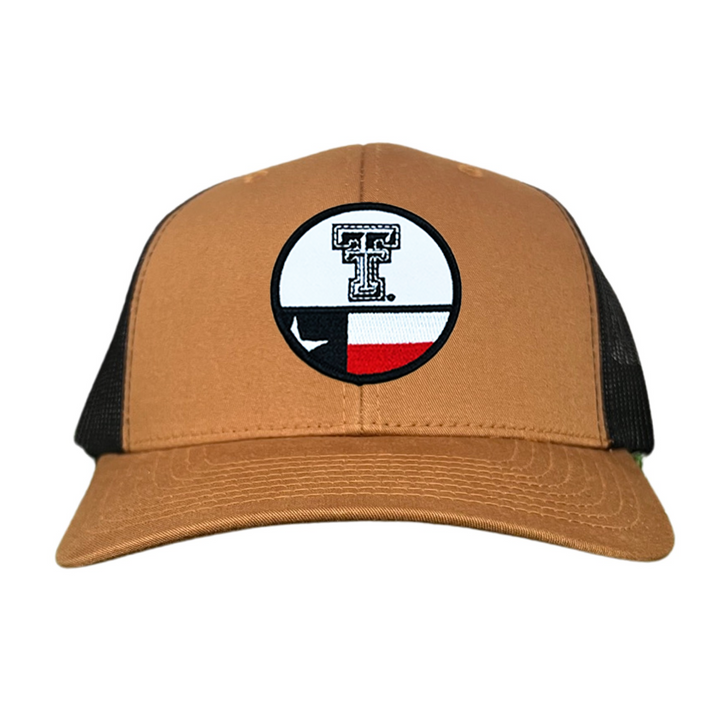 Texas Tech Logo Circle Flag / Hats /  257 / TXTECH045 / MM