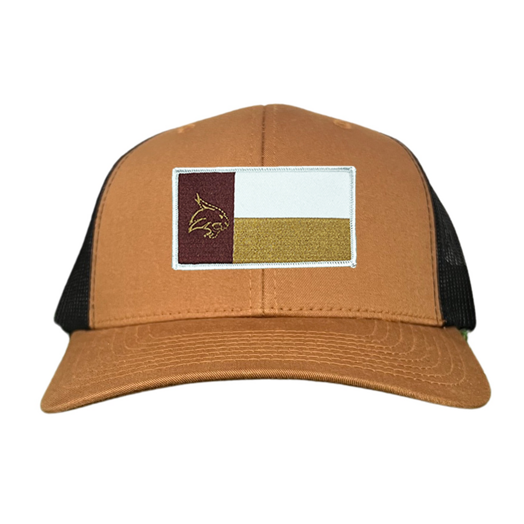 Texas State Bobcats State Flag / Hats / 259 / TXST076 / MM