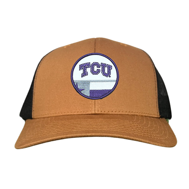 TCU Logo w/h State Flag / Hats / TCU034 /  247 / MM