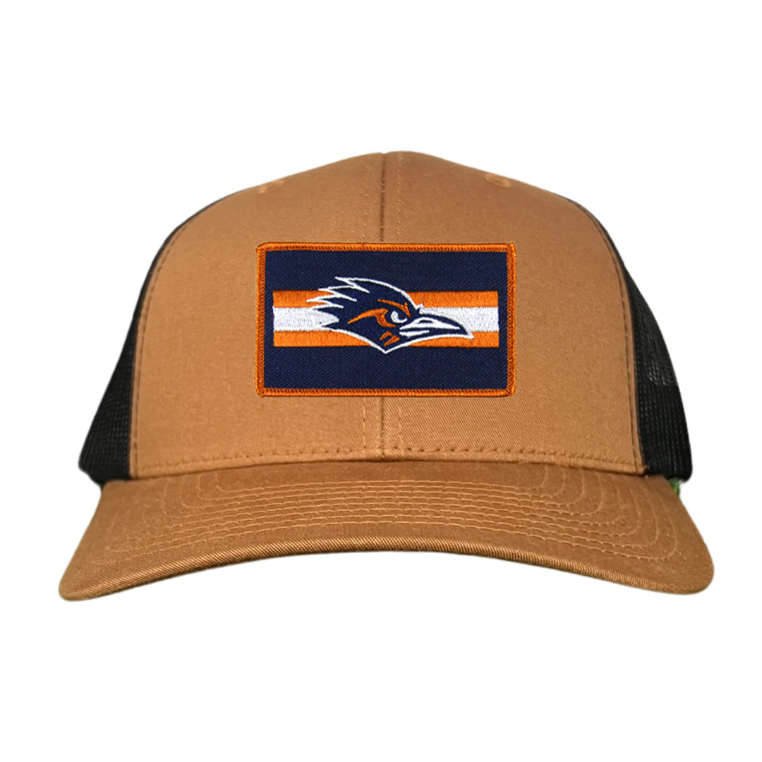 UTSA Rectangle Stripe Roadrunner / Hats / 153 / UTSA007