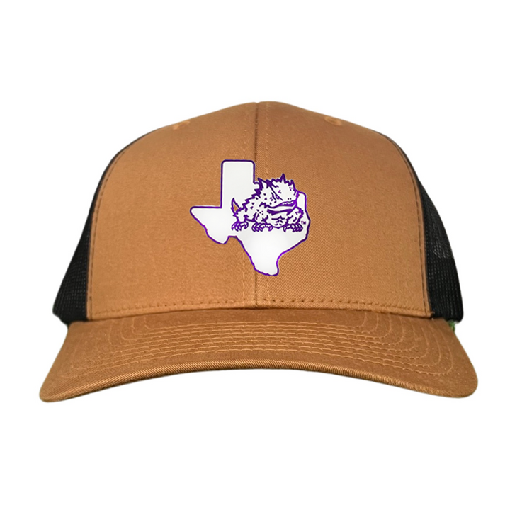 TCU State Horned Frog Rubber Patch / Hats / TCU098 /  266 / MM