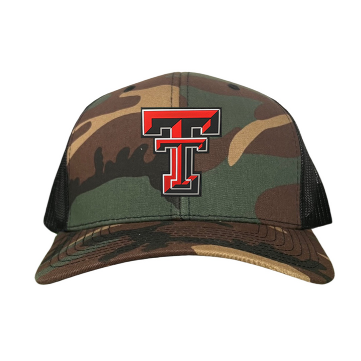 Texas Tech Logo Ruber Patch / Hats /  262 / TXTECH087 / MM