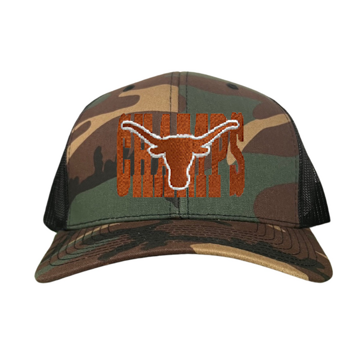 Texas Longhorns CHAMPS Embroidered / Hats / UT9054 / SB