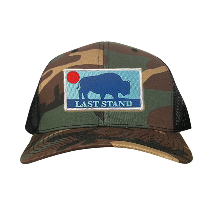 Last Stand Bison Sunset / Hats / 071 / MM