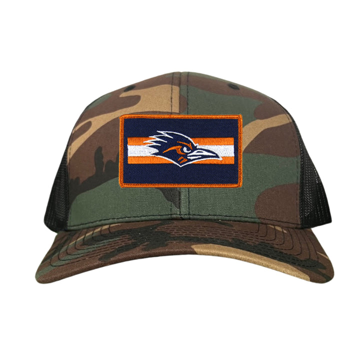 UTSA Rectangle Stripe Roadrunner / Hats / 153 / UTSA007