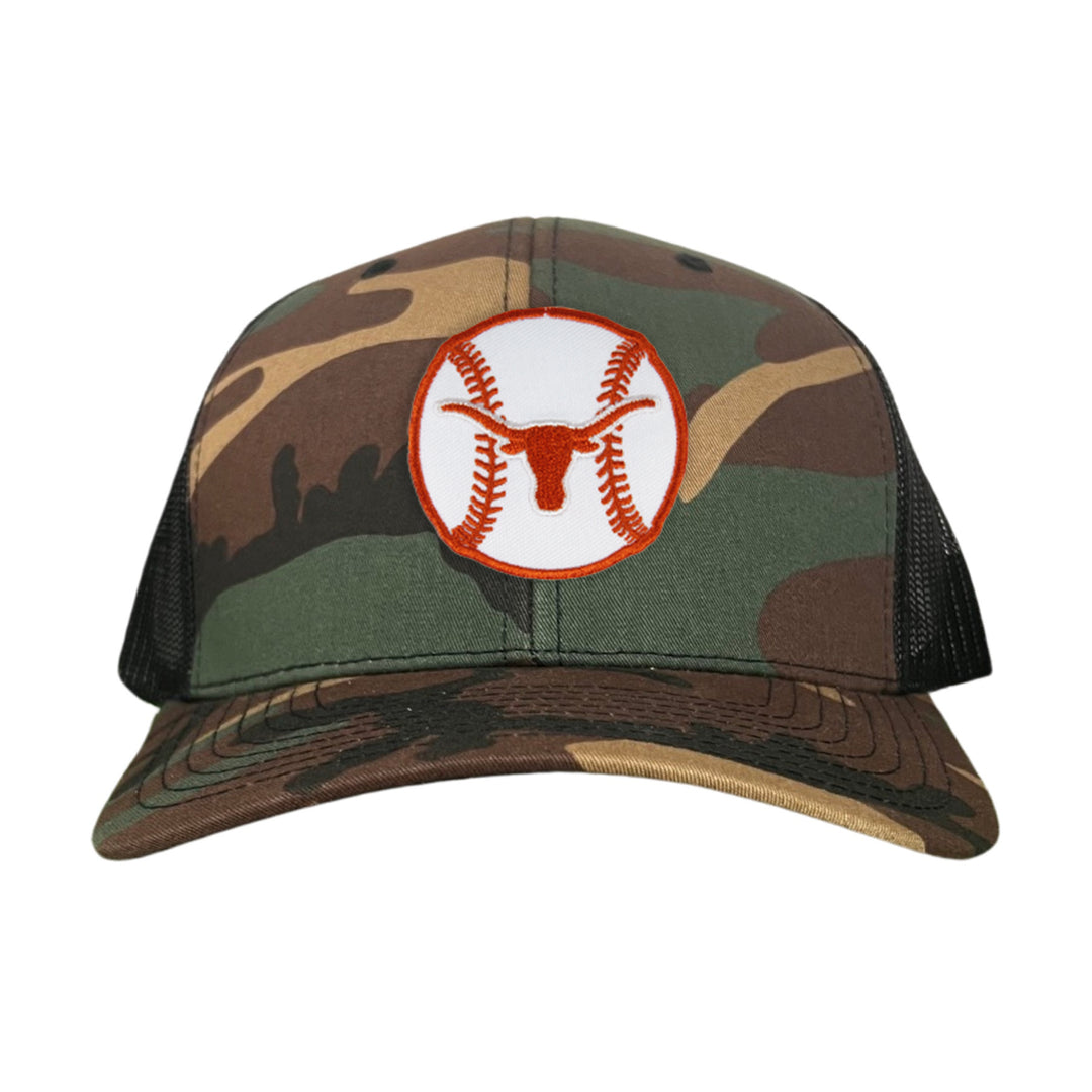 Texas Longhorns Baseball Longhorn Patch / Hats / 014 /  CT