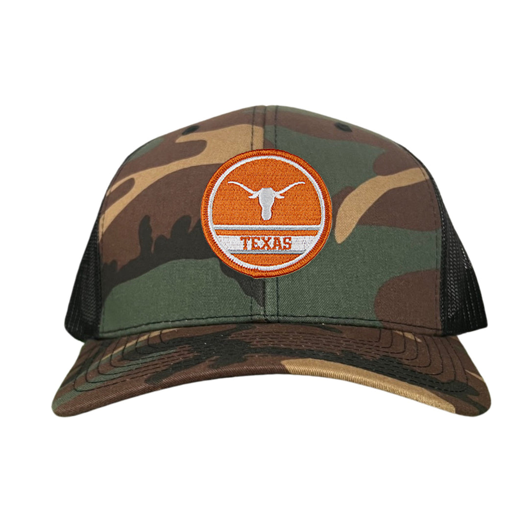 Texas Longhorns Longhorn Circle Line Patch / 201 / Hats / UT9110 / MM