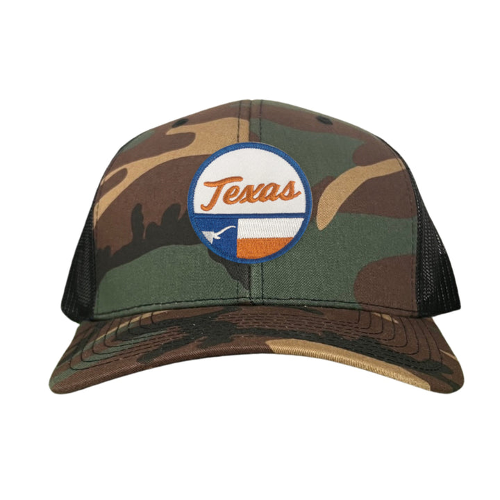 Texas Longhorns Circle Texas State Flag/ 246 / Hats /  MM