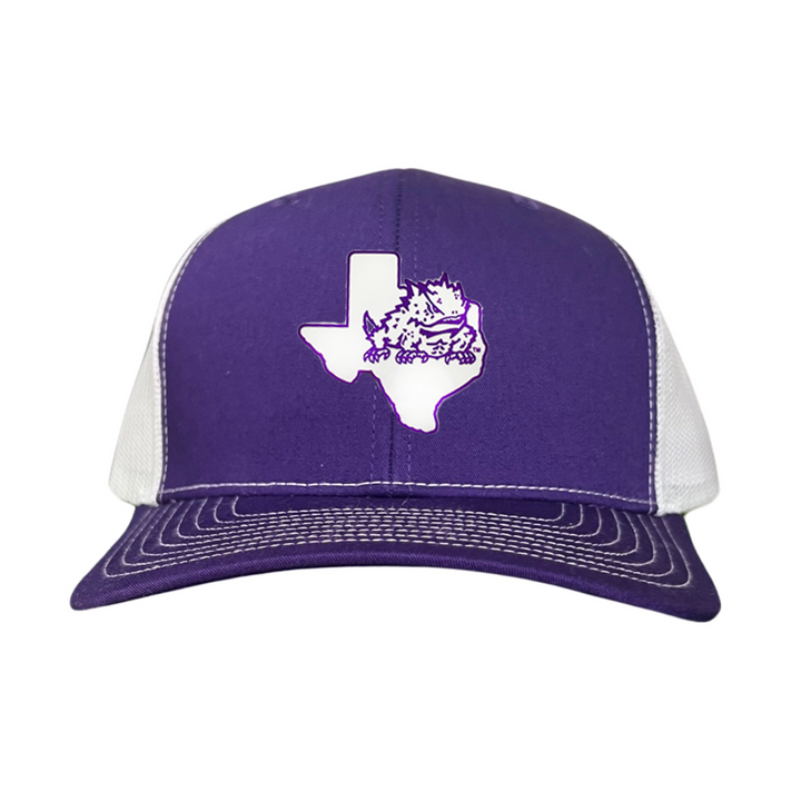 TCU State Horned Frog Rubber Patch / Hats / TCU098 /  266 / MM