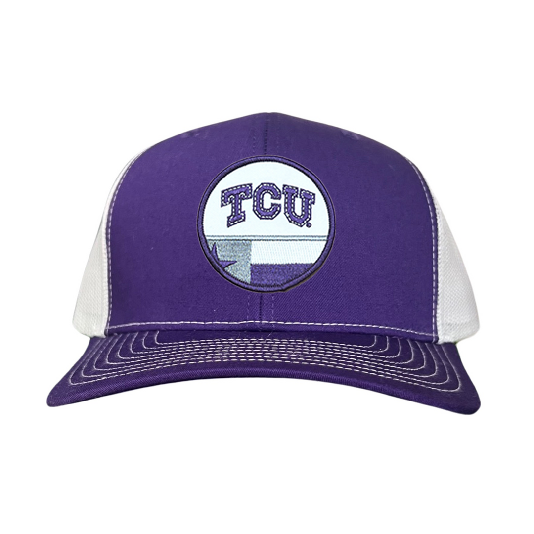 TCU Logo w/h State Flag / Hats / TCU034 /  247 / MM