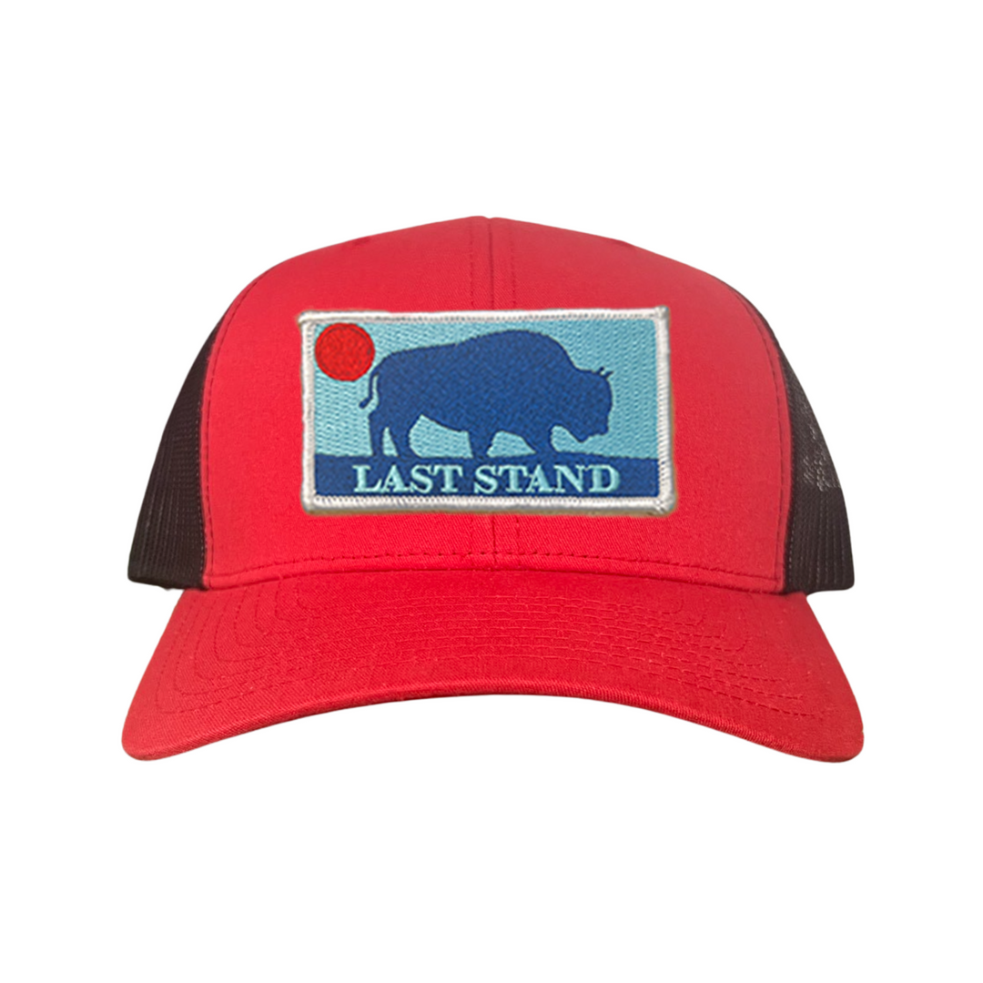 Last Stand Bison Sunset / Hats / 071 / MM