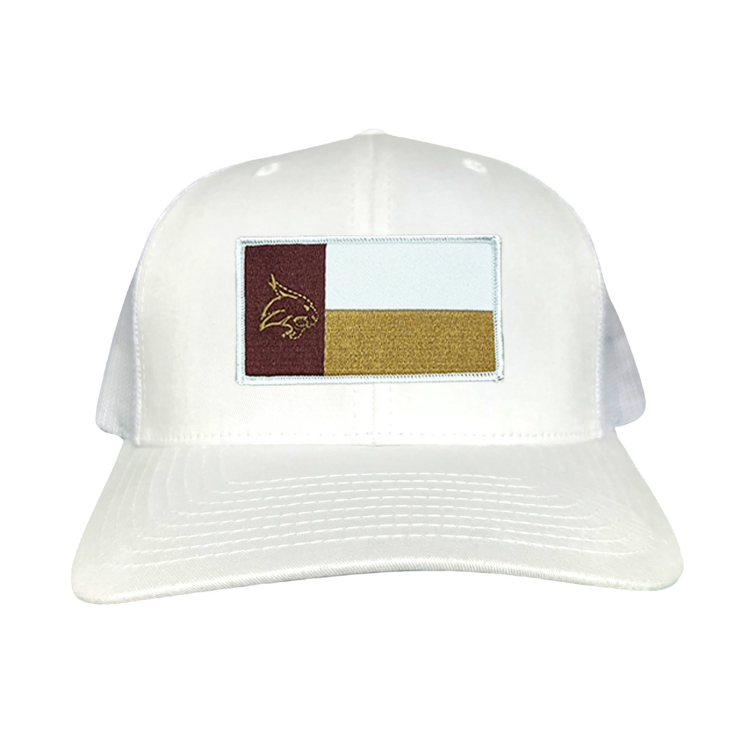 Texas State Bobcats State Flag / Hats / 259 / TXST076 / MM