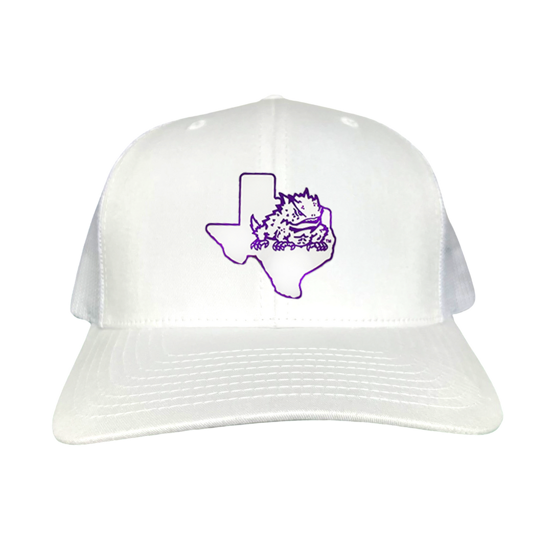 TCU State Horned Frog Rubber Patch / Hats / TCU098 /  266 / MM