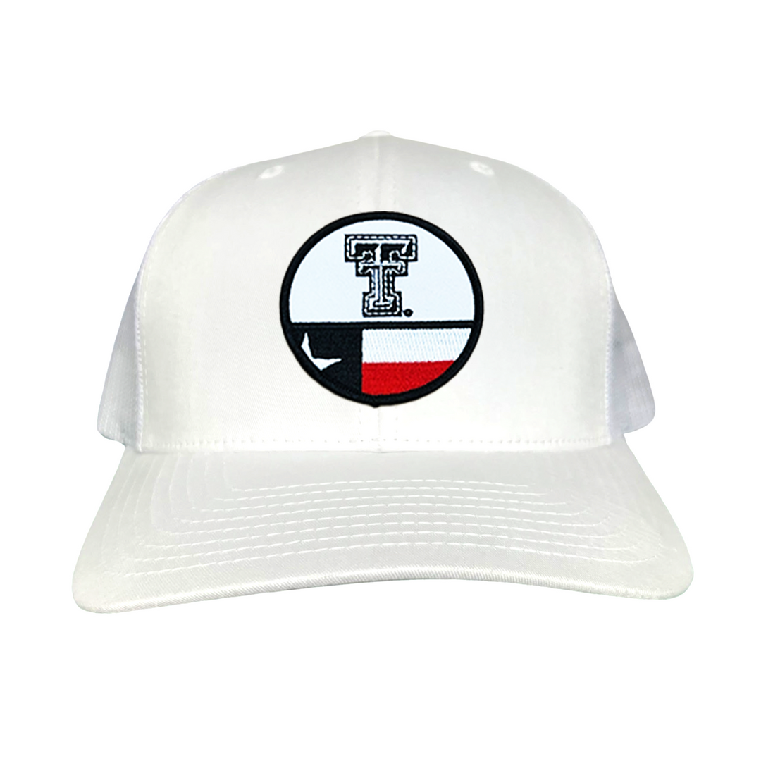 Texas Tech Logo Circle Flag / Hats /  257 / TXTECH045 / MM