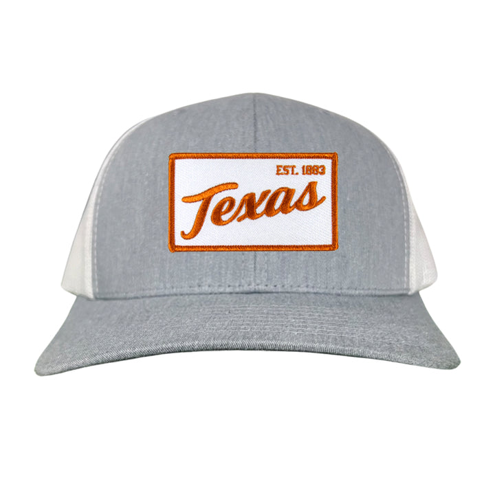 Texas Longhorns Texas EST 1883 Script / Curved Bill Mesh Snapback / 169 / UT