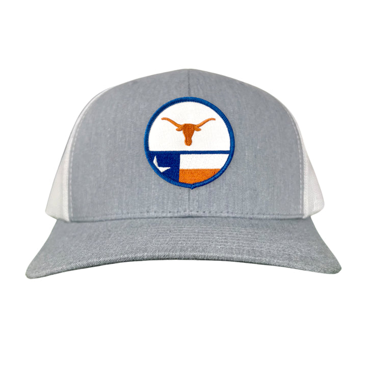 Texas Longhorns Circle Steer Head State Flag / 241 / Hats / MM