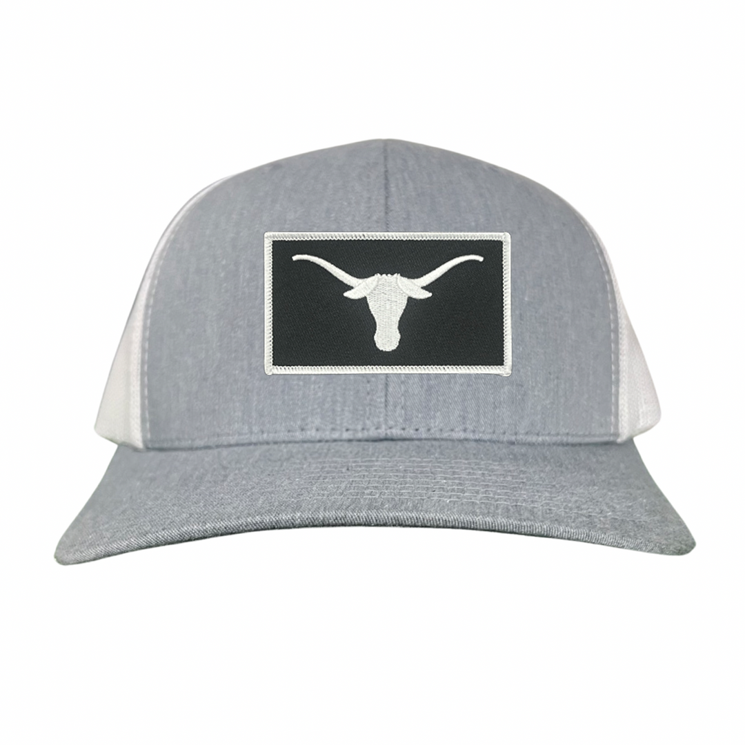 Texas Longhorns Black White Longhorn Rectangle Patch / Hats / 145 / UT9111 / MM