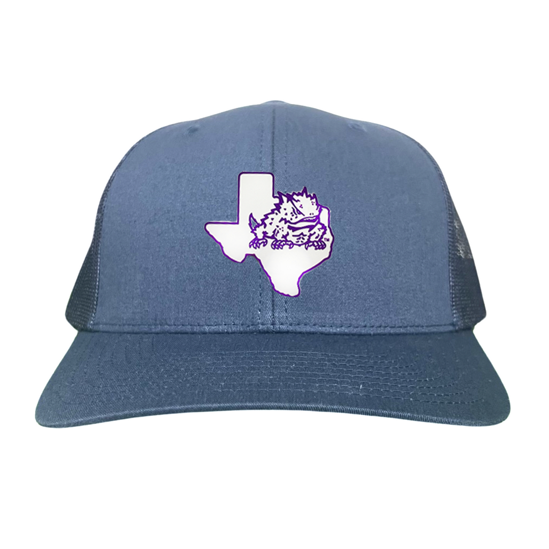 TCU State Horned Frog Rubber Patch / Hats / TCU098 /  266 / MM