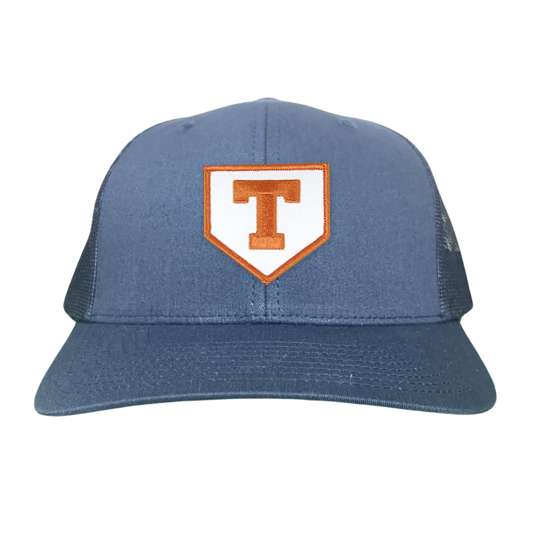 Texas Baseball Block T Home Plate / Hats / 011 / CT