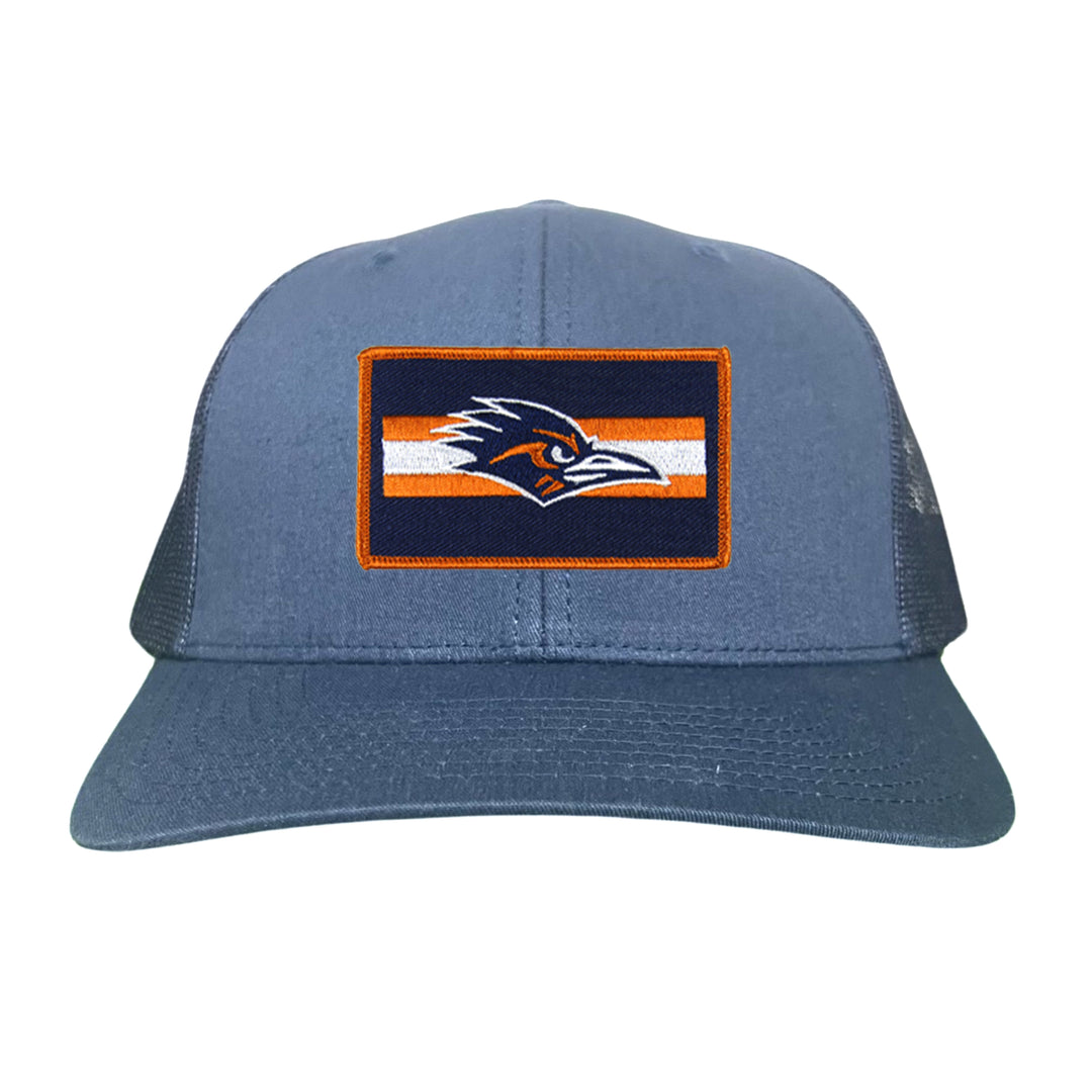 UTSA Rectangle Stripe Roadrunner / Hats / 153 / UTSA007