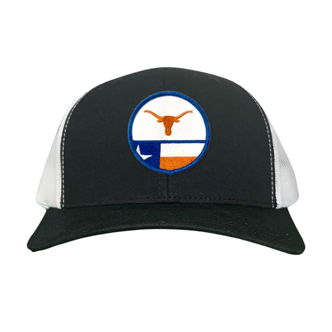 Texas Longhorns Circle Steer Head State Flag / 241 / Hats / MM