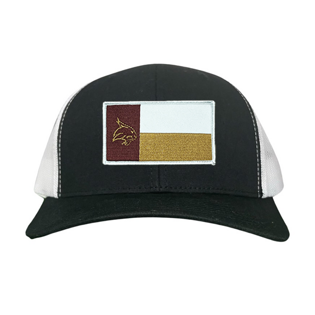 Texas State Bobcats State Flag / Hats / 259 / TXST076 / MM