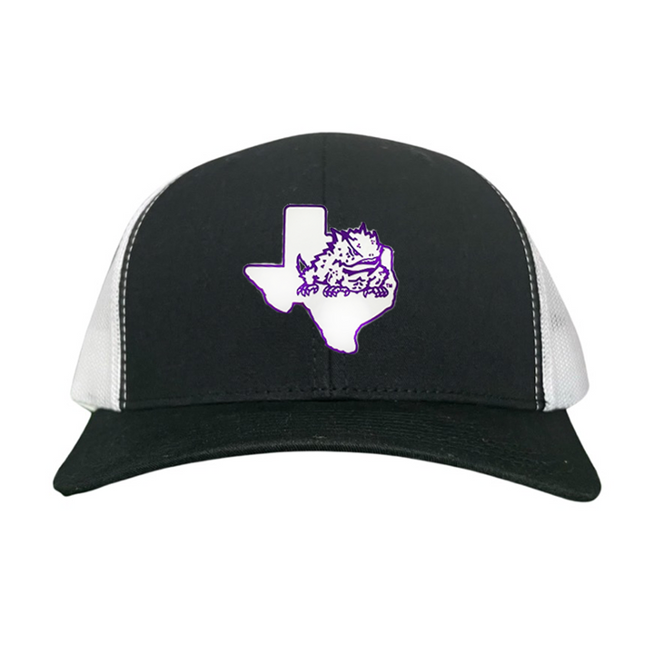 TCU State Horned Frog Rubber Patch / Hats / TCU098 /  266 / MM