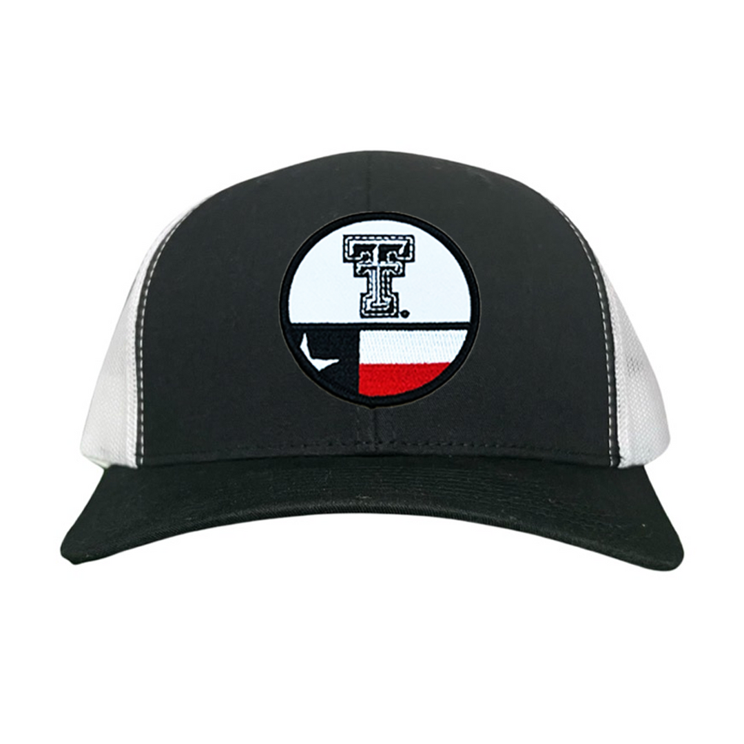 Texas Tech Logo Circle Flag / Hats /  257 / TXTECH045 / MM