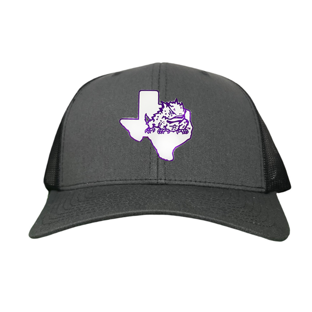 TCU State Horned Frog Rubber Patch / Hats / TCU098 /  266 / MM