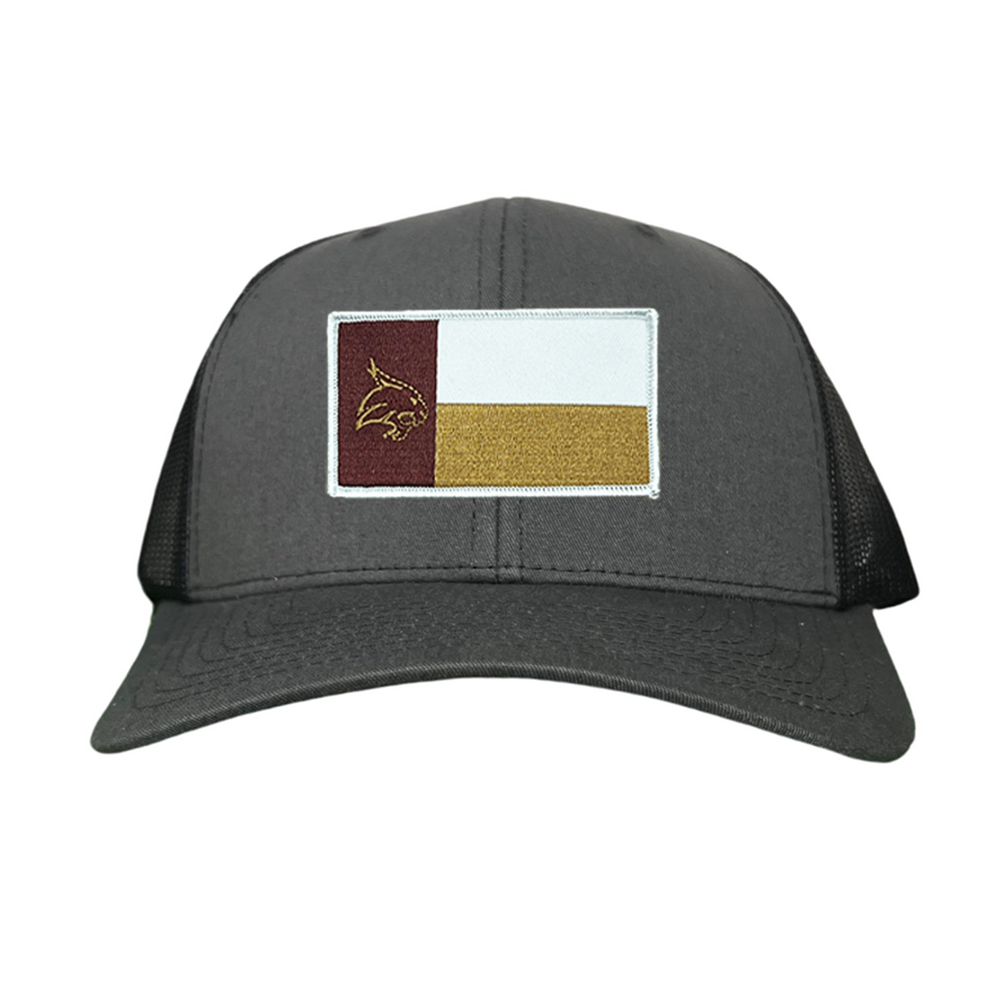 Texas State Bobcats State Flag / Hats / 259 / TXST076 / MM