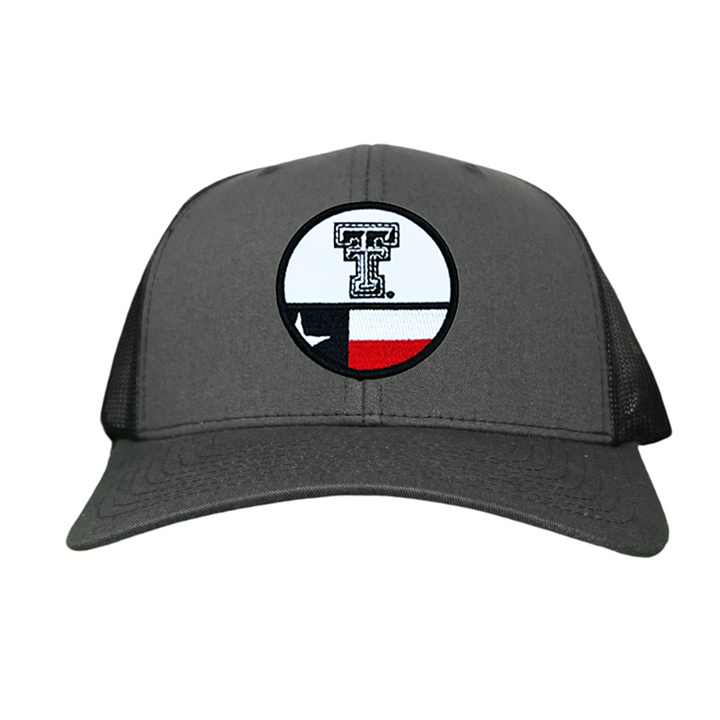 Texas Tech Logo Circle Flag / Hats /  257 / TXTECH045 / MM