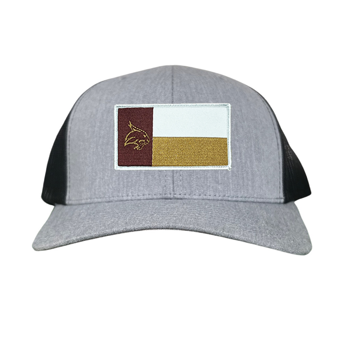 Texas State Bobcats State Flag / Hats / 259 / TXST076 / MM