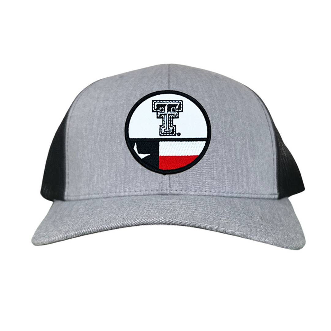 Texas Tech Logo Circle Flag / Hats /  257 / TXTECH045 / MM