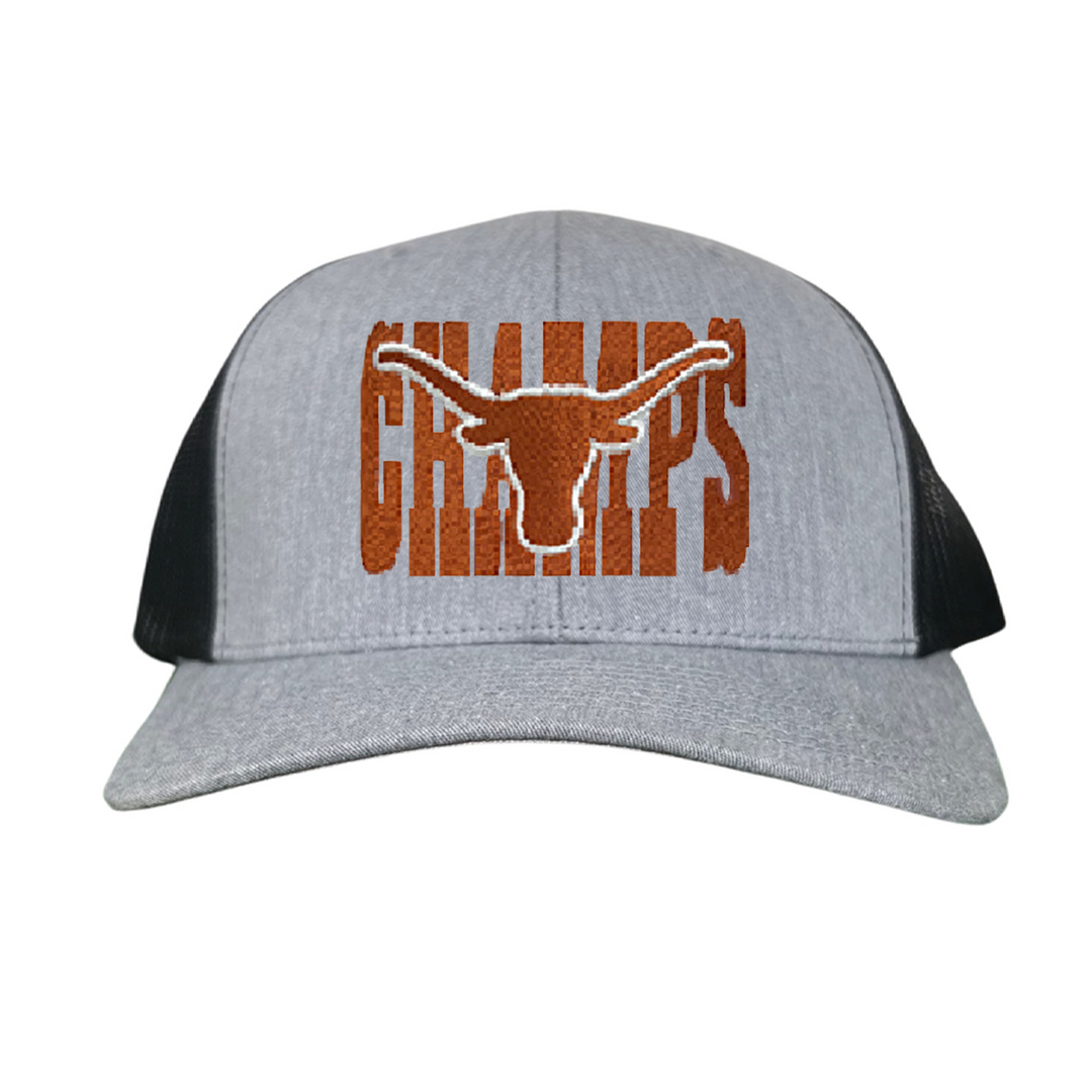 Texas Longhorns CHAMPS Embroidered / Hats / UT9054 / SB