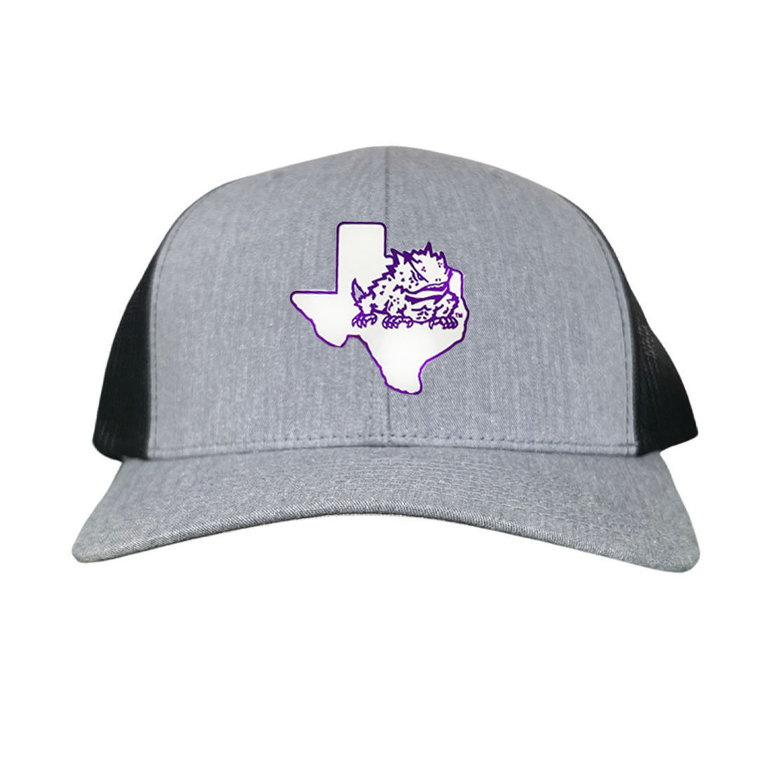 TCU State Horned Frog Rubber Patch / Hats / TCU098 /  266 / MM